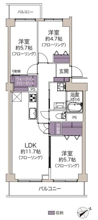 画像13718：スカイタウン西船橋　109号室