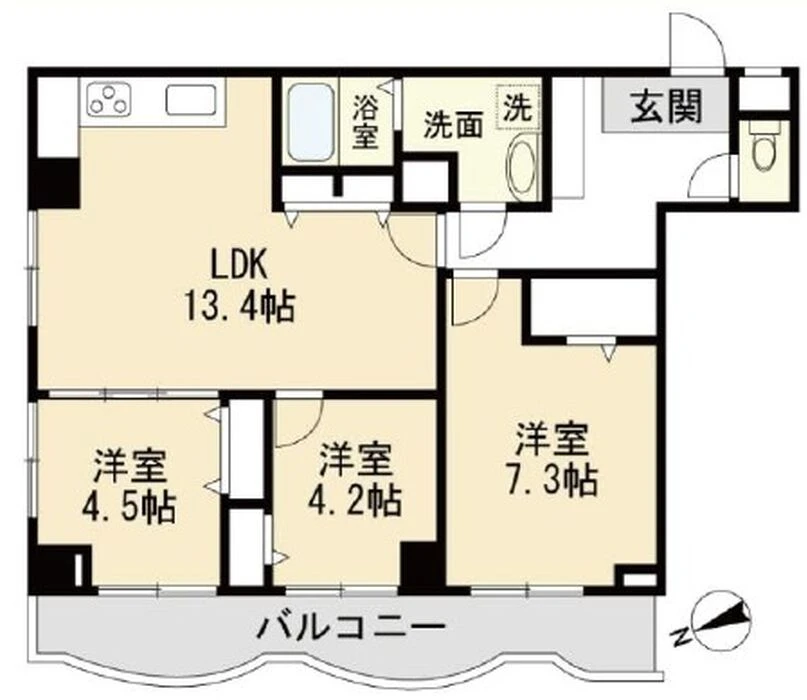 画像14775：スカイタウン西船橋　109号室