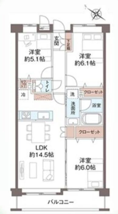 画像14901：スカイタウン西船橋　109号室